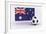 Australia Soccer-badboo-Framed Art Print