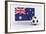 Australia Soccer-badboo-Framed Art Print