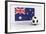 Australia Soccer-badboo-Framed Art Print