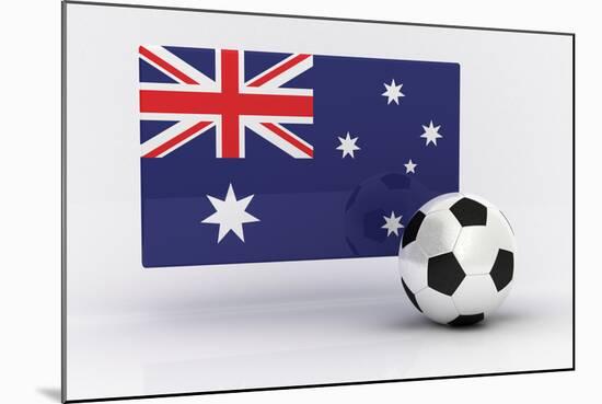 Australia Soccer-badboo-Mounted Art Print