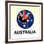 Australia Soccer-null-Framed Giclee Print