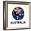 Australia Soccer-null-Framed Giclee Print