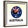 Australia Soccer-null-Framed Giclee Print