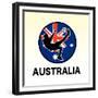 Australia Soccer-null-Framed Giclee Print