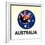 Australia Soccer-null-Framed Giclee Print