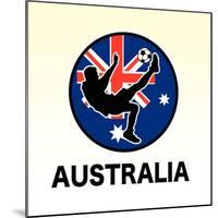 Australia Soccer-null-Mounted Giclee Print