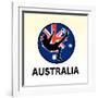 Australia Soccer-null-Framed Giclee Print