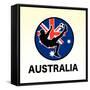 Australia Soccer-null-Framed Stretched Canvas