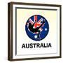 Australia Soccer-null-Framed Giclee Print