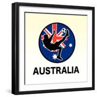 Australia Soccer-null-Framed Giclee Print