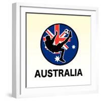 Australia Soccer-null-Framed Giclee Print