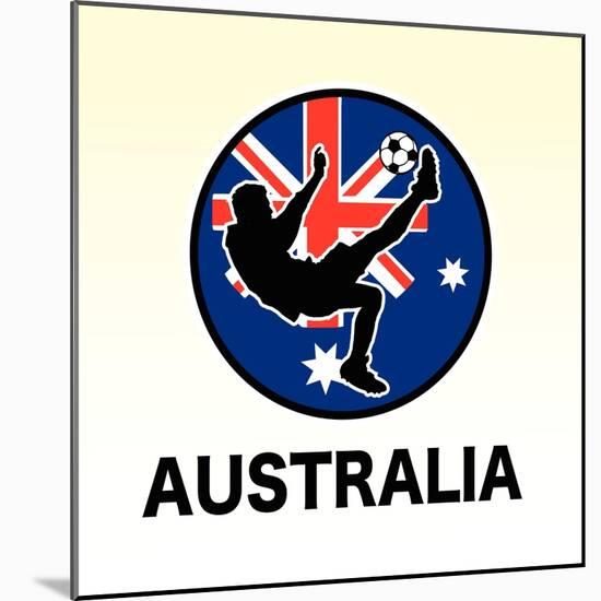 Australia Soccer-null-Mounted Giclee Print