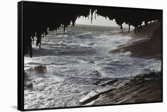 Australia, South Australia, Kangaroo Island, View of Admirals Arch-Peter Skinner-Framed Stretched Canvas