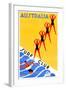 Australia Surf Club-Gert Sellheim-Framed Art Print