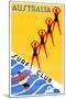 Australia Surf Club-Gert Sellheim-Mounted Art Print