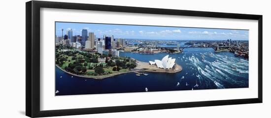 Australia, Sydney, Aerial-null-Framed Premium Photographic Print