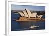 Australia, Sydney, Circular Quay, Sydney Opera House at Dusk-Walter Bibikow-Framed Photographic Print
