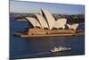 Australia, Sydney, Circular Quay, Sydney Opera House at Dusk-Walter Bibikow-Mounted Photographic Print