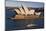 Australia, Sydney, Circular Quay, Sydney Opera House at Dusk-Walter Bibikow-Mounted Photographic Print