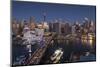 Australia, Sydney, Darling Harbor, and Pyrmont Bridge, Elevated View-Walter Bibikow-Mounted Photographic Print