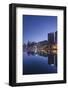 Australia, Sydney, Darling Harbor, Dawn-Walter Bibikow-Framed Photographic Print