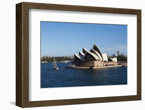 Australia, Sydney. Harbor Area, Landmark Sydney Opera House-Cindy Miller Hopkins-Framed Photographic Print