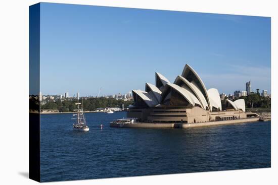 Australia, Sydney. Harbor Area, Landmark Sydney Opera House-Cindy Miller Hopkins-Stretched Canvas