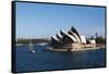 Australia, Sydney. Harbor Area, Landmark Sydney Opera House-Cindy Miller Hopkins-Framed Stretched Canvas