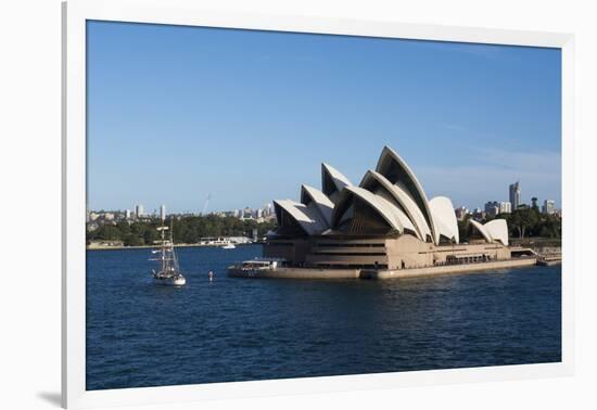 Australia, Sydney. Harbor Area, Landmark Sydney Opera House-Cindy Miller Hopkins-Framed Photographic Print