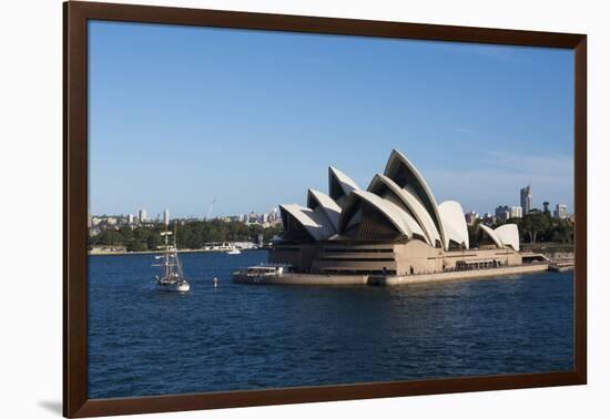 Australia, Sydney. Harbor Area, Landmark Sydney Opera House-Cindy Miller Hopkins-Framed Photographic Print