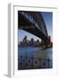 Australia, Sydney Harbor Bridge and Skyline from Milsons Point-Walter Bibikow-Framed Premium Photographic Print