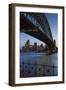 Australia, Sydney Harbor Bridge and Skyline from Milsons Point-Walter Bibikow-Framed Photographic Print