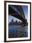 Australia, Sydney Harbor Bridge and Skyline from Milsons Point-Walter Bibikow-Framed Photographic Print