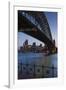 Australia, Sydney Harbor Bridge and Skyline from Milsons Point-Walter Bibikow-Framed Photographic Print