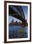 Australia, Sydney Harbor Bridge and Skyline from Milsons Point-Walter Bibikow-Framed Photographic Print