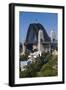 Australia, Sydney Harbor Bridge from Observatory Park-Walter Bibikow-Framed Photographic Print