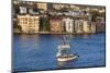 Australia, Sydney Harbor, Elevated View of Sailing Ship-Walter Bibikow-Mounted Photographic Print