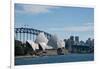 Australia, Sydney. Landmark Sydney Opera House and Harbour Bridge-Cindy Miller Hopkins-Framed Photographic Print