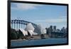 Australia, Sydney. Landmark Sydney Opera House and Harbour Bridge-Cindy Miller Hopkins-Framed Photographic Print