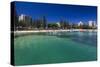 Australia, Sydney, Manly Cove-Walter Bibikow-Stretched Canvas