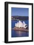 Australia, Sydney Opera House, Elevated View, Dusk-Walter Bibikow-Framed Photographic Print