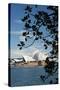Australia, Sydney. View of the Sydney Opera House and Harbor Bridge-Cindy Miller Hopkins-Stretched Canvas