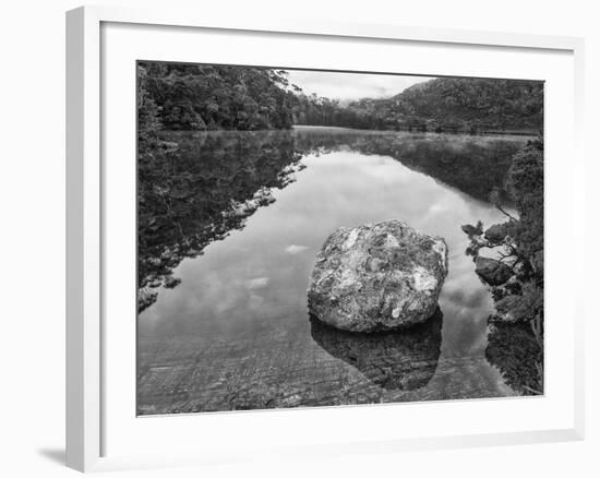 Australia, Tasmania, Lila Lake Cradle Mountain National Park-John Ford-Framed Photographic Print