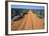 Australia, Tracks Through Desert-null-Framed Photo