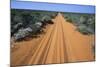 Australia, Tracks Through Desert-null-Mounted Photo