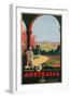 Australia Travel Poster, Canberra-null-Framed Art Print