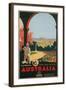 Australia Travel Poster, Canberra-null-Framed Art Print