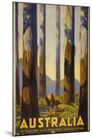 Australia Trees-null-Mounted Premium Giclee Print