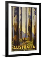 Australia Trees-null-Framed Giclee Print