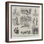 Australia Versus England at Lord'S, 21, 22, and 23 July 1884-Sydney Prior Hall-Framed Giclee Print